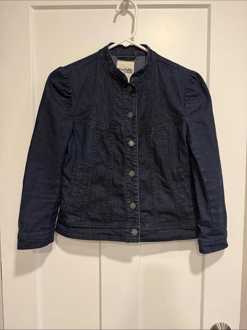 Charlotte Russe Dark Wash Denim Jacket – Medium